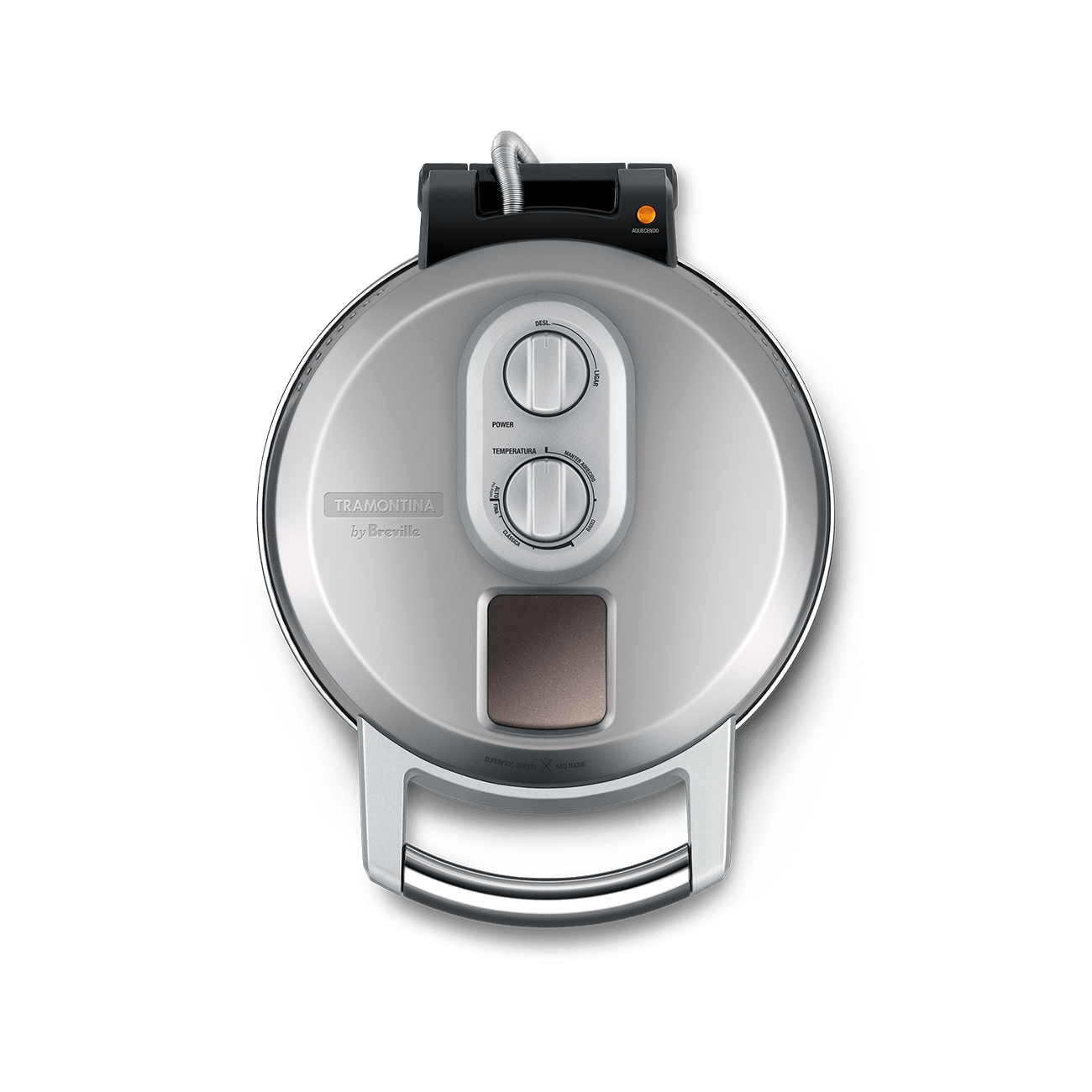 Breville Crispy Crust BPZ600 as shown on the U.S. BPZ600XL product page; visible faceplate reads Tramontina by Breville