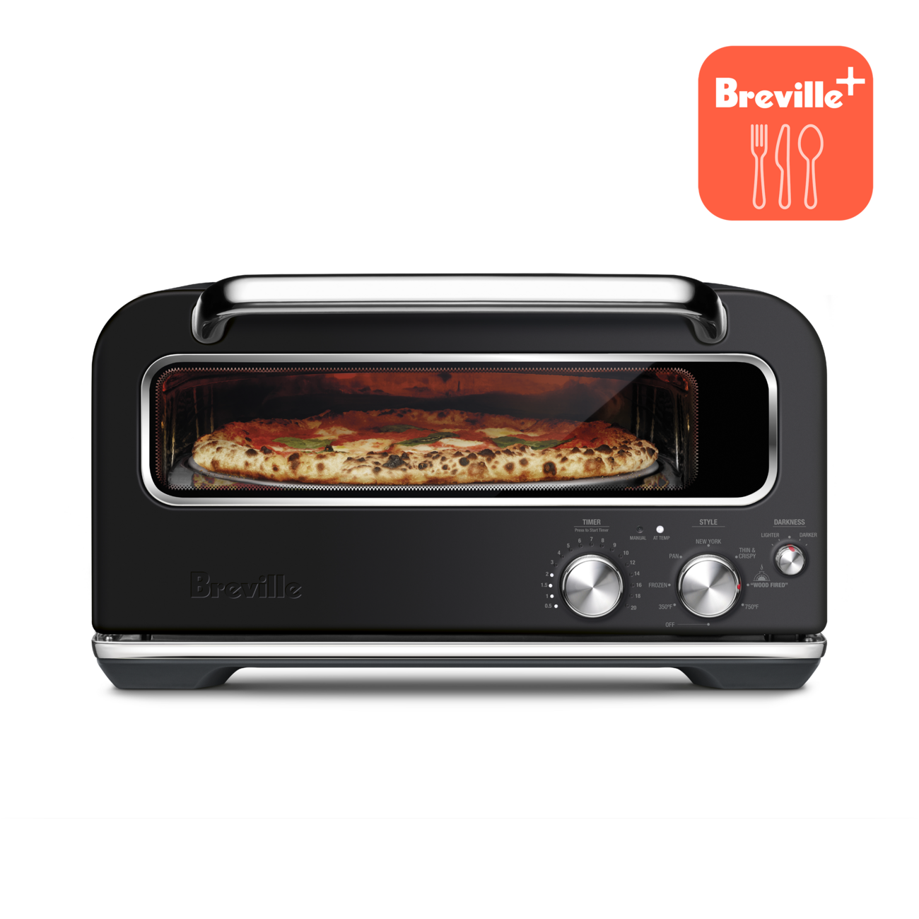 Breville Smart Oven Pizzaiolo BPZ820 in Black Truffle, manufacturer product-page image
