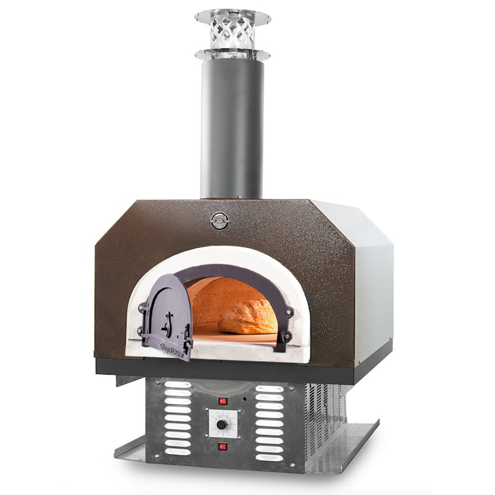 Chicago Brick Oven CBO 750 Hybrid residential built-in oven without decorative skirt, Copper Vein