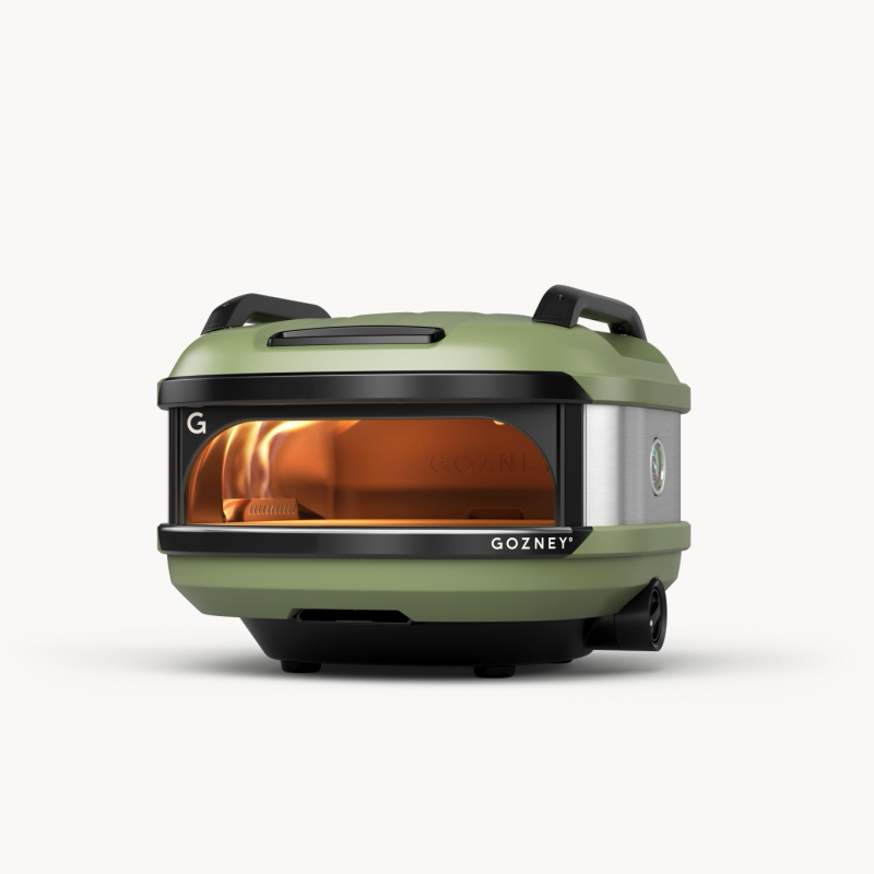 Gozney Tread outdoor pizza oven in Olive finish
