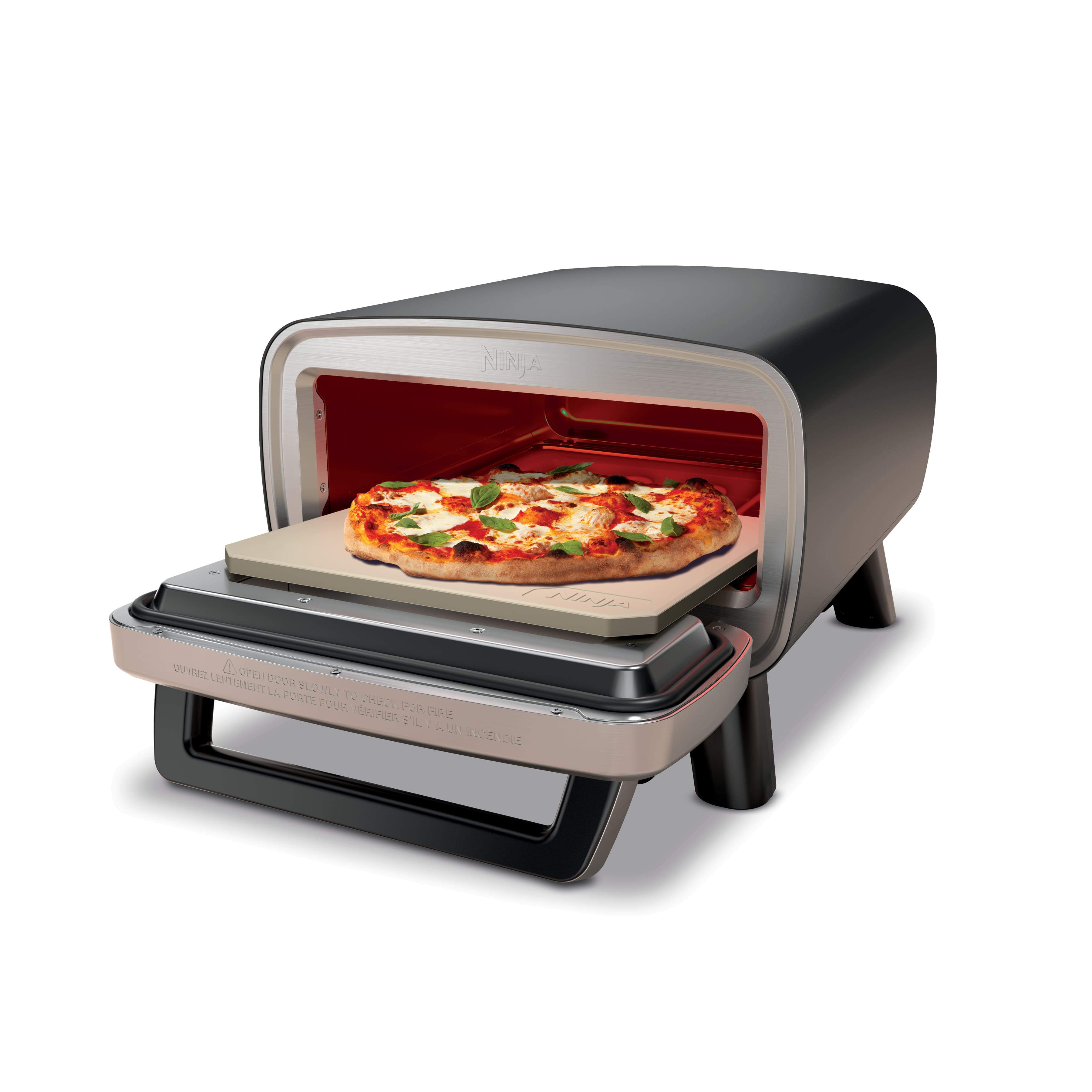 Dark-gray Ninja Artisan oven, base component included with the MO201B2 peel bundle