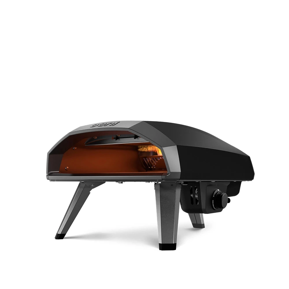 Ooni Koda 2 in Foundry Black with standard stationary stone